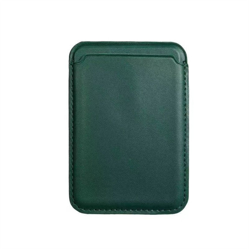 Cartera magnética Vael, color verde oscuro