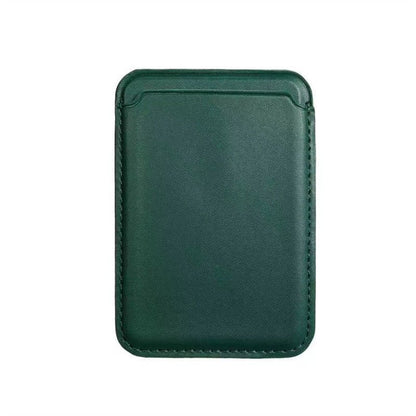 Cartera magnética Vael, color verde oscuro