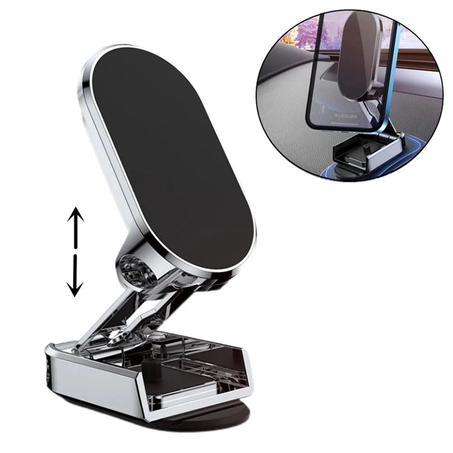 Soporte magnético para auto Vael, negro y plata